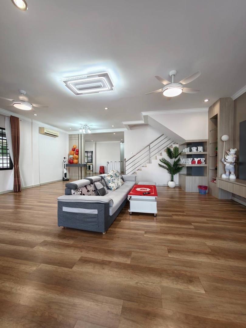 Spacious living room at My Home Sibu
