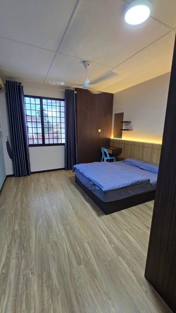Air-conditioned bedroom at My Home Sibu